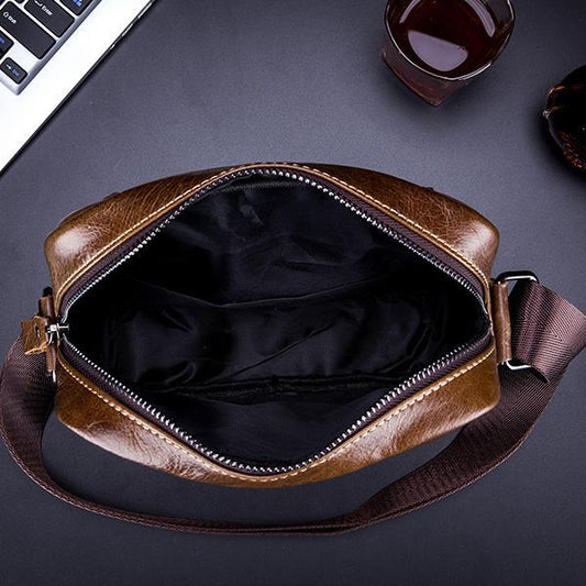 Bull Captain Genuine Leather Crossbody Bag – Stylish & Practical for Daily Use, Travel, and Business