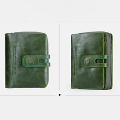 Genuine Leather Multifunctional Anti - theft Wallet for Women – RFID Protection, Card Slots & Zippered Coin Pocket - VOTVO