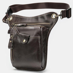 Marsupio sportivo retrò in vera pelle: lo stile classico incontra la funzionalità pratica