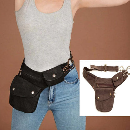 Medieval Handmade Vintage Leather Waist Bag – Practical & Stylish for Daily Use and Parties