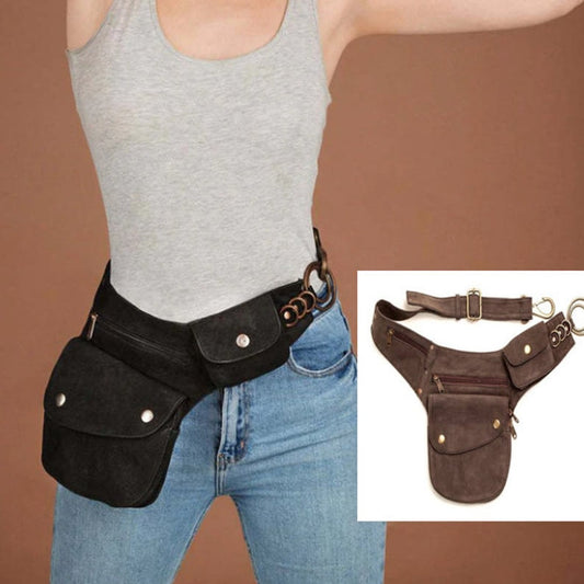 Medieval Handmade Vintage Leather Waist Bag – Practical & Stylish for Daily Use and Parties
