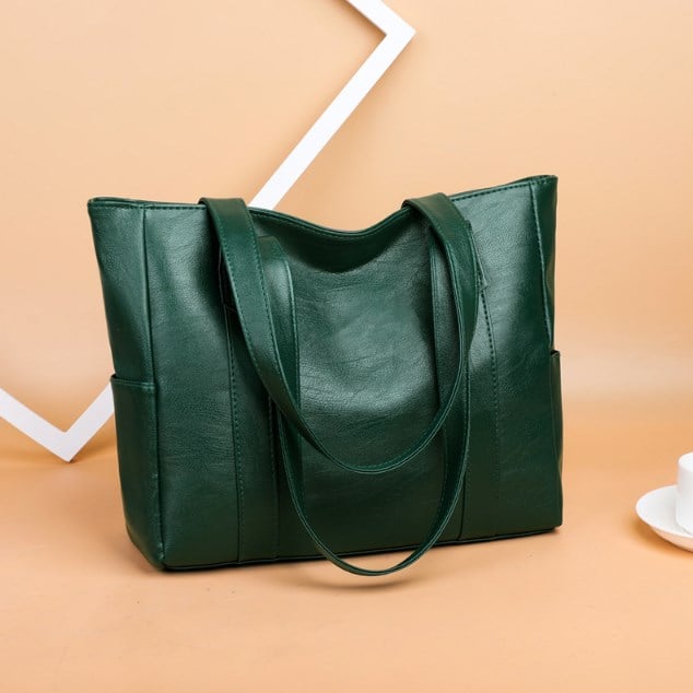 Solid color simple Large Capacity Tote Bag - VOTVO