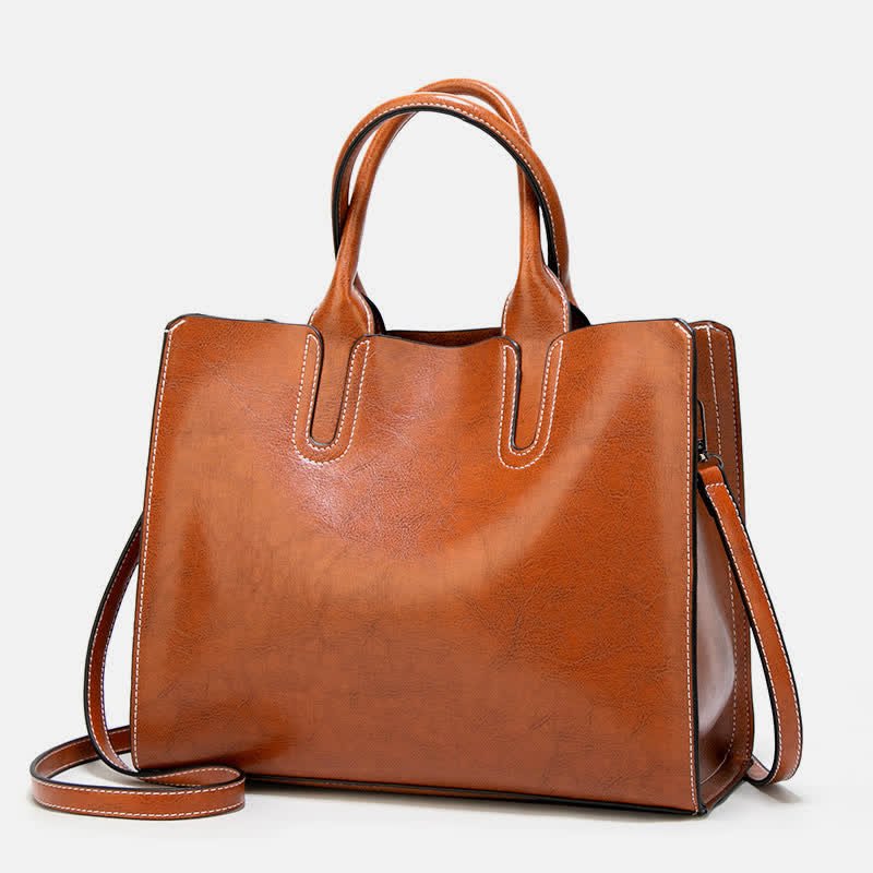Laptop Tote Bag for Women – Business Work Bag & Casual Leather Handbag - VOTVO