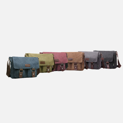 Messenger Bag for Men – Large Capacity Canvas Shoulder Bag for Casual & Daily Use