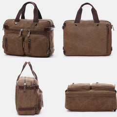 3 Way - Use Large Capacity British Style Briefcase – Versatile Elegance for Work and Travel - VOTVO