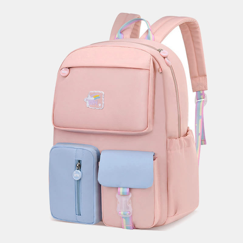 Waterproof Lightweight Large-Capacity College Backpack – Cute & Comfortable School Bag