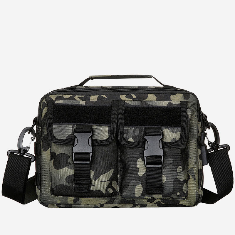 USB Charging Waterproof Large-Capacity Outdoor Messenger Bag – Nylon Crossbody Bag for Sports & Daily Use