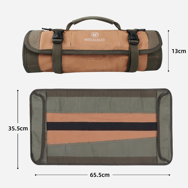 Roll Tool Pouch – Rolling Tool Bag Handbag Shoulder Organizer for Men
