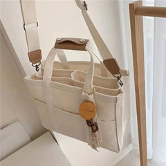 Utility Canvas Tote/Shoulder Bag for Daily Life