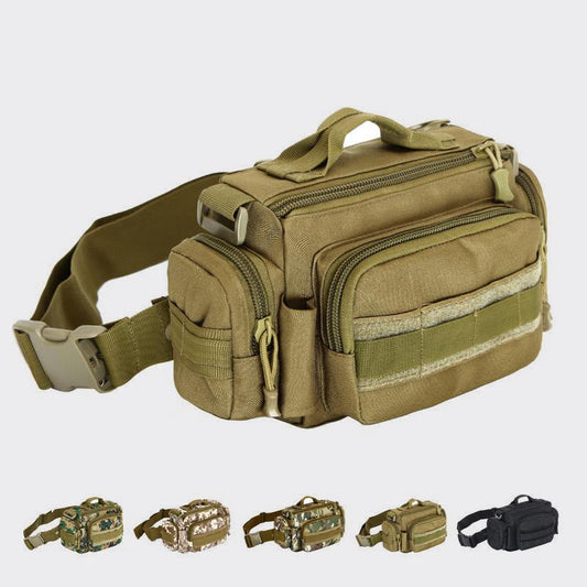 Multi-Purpose Outdoor Waist Bag for Men – Large Crossbody Shoulder Bag for Riding and Daily Use