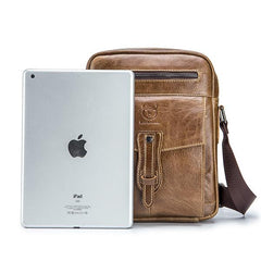 Bull Captain Genuine Leather Crossbody Bag – Stylish & Practical for Daily Use, Travel, and Business