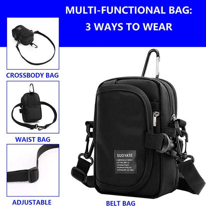 Waterproof Multifunction Solid Crossbody Bag – The Ultimate Daily Companion - VOTVO