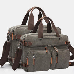 3 Way - Use Large Capacity British Style Briefcase – Versatile Elegance for Work and Travel - VOTVO