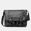 Vintage Waterproof Multi-Pocket Messenger Bag – Durable Nylon Crossbody Bag for Men