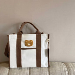 Functional Canvas Handbag – Mommy Bag, Tote Purse, Shoulder Bag - VOTVO