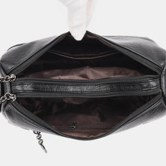 Retro Medium Sling Umhängetasche für Damen – Weiche PU Leder Crossbody Handtasche