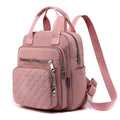 Quilted Backpack Stylish Shoulder Bag for Women Traval Casual Purses