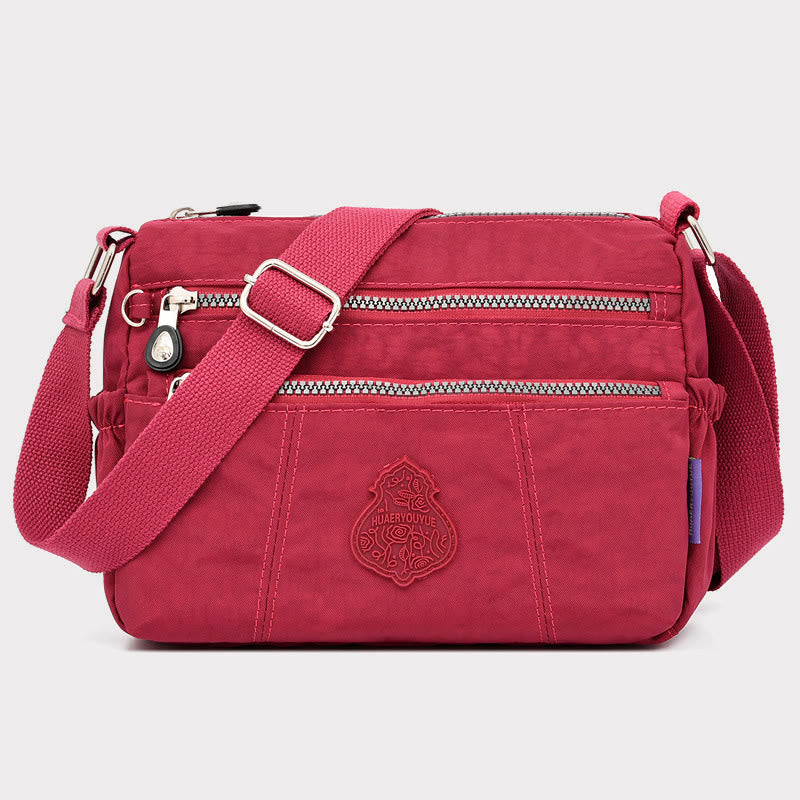 Urban Casual Crossbody Bag for Women – Lightweight Nylon Cloth Mother Bag