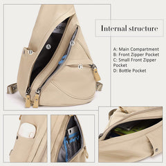 Sling-Rucksack für Damen und Herren – Lässiger Reise-Tagesrucksack