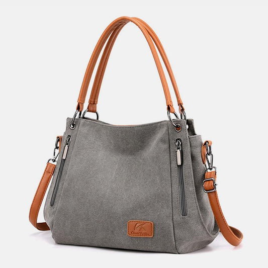 Large Capacity Casual Canvas Crossbody Bag for Women – Stylish & Practical - VOTVO