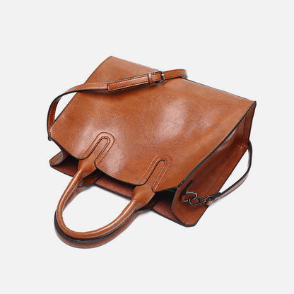 Laptop Tote Bag for Women – Business Work Bag & Casual Leather Handbag
