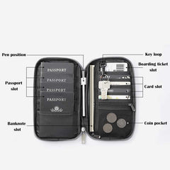 RFID Multifunctional Waterproof Passport Holder - VOTVO