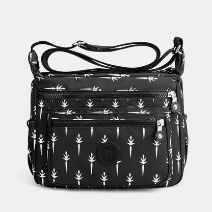 Large Capacity Waterproof Floral Crossbody Bag for Women – Stylish Shoulder Bag with Multiple Pockets - VOTVO
