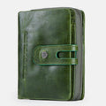 Genuine Leather Multifunctional Anti-theft Wallet for Women – RFID Protection, Card Slots & Zippered Coin Pocket
