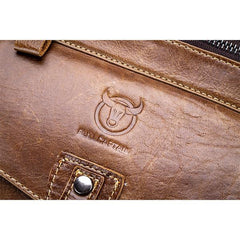 Bull Captain Genuine Leather Crossbody Bag – Stylish & Practical for Daily Use, Travel, and Business - VOTVO