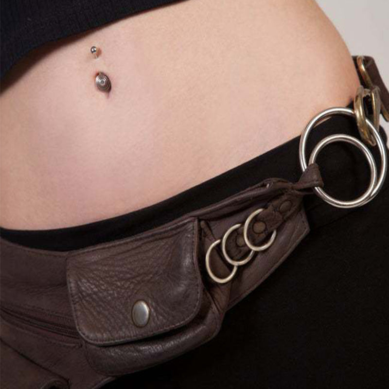 Medieval Handmade Vintage Leather Waist Bag – Practical & Stylish for Daily Use and Parties