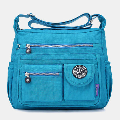 Large Capacity Waterproof Casual Crossbody Bag for Women – Multi-Pocket & Adjustable Strap