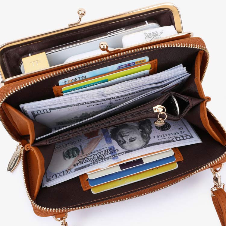 Small Crossbody Phone Bag - Lightweight Shoulder Bag & Clutch Wallet