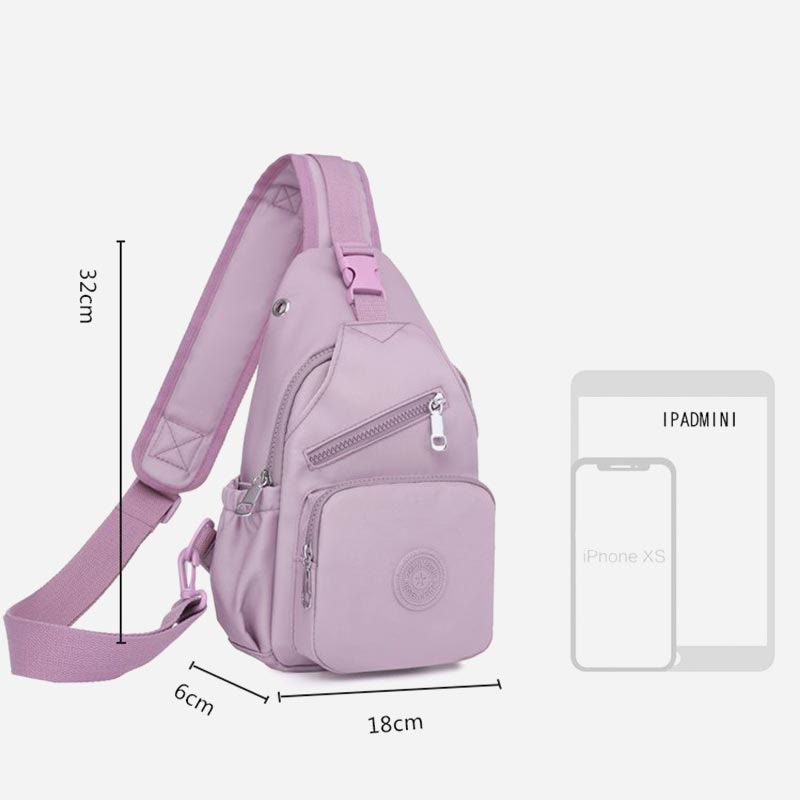 Borsa a tracolla da donna | Zaino multitasche in tela impermeabile per la spesa quotidiana