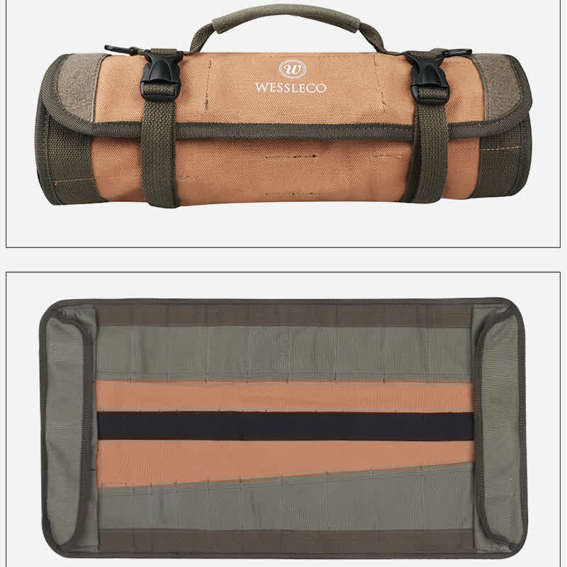 Roll Tool Pouch – Rolling Tool Bag Handbag Shoulder Organizer for Men