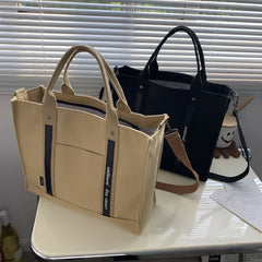 Borsa a mano per laptop – Borsa a tracolla in tela e valigetta per viaggi, ufficio e scuola