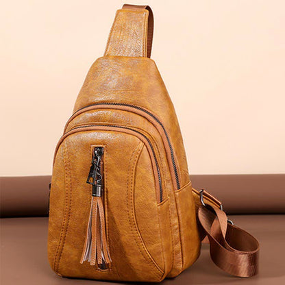 Fashionable Waterproof Sling Bag for Women - Crossbody Purse with Adjustable Strap