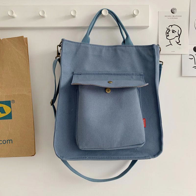 Vintage Corduroy Tote Bag for Women – Crossbody Handbag with Adjustable Strap for Daily Use, Travel, and Shopping - VOTVO