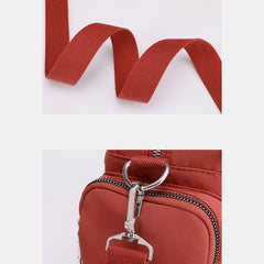 3-Way Use Backpack with USB Charging Port – Versatile Nylon Travel & School Bag for Women