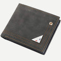 Men’s Slimfold Wallet with Extra Capacity & Passcase – Durable PU Leather Card Holder