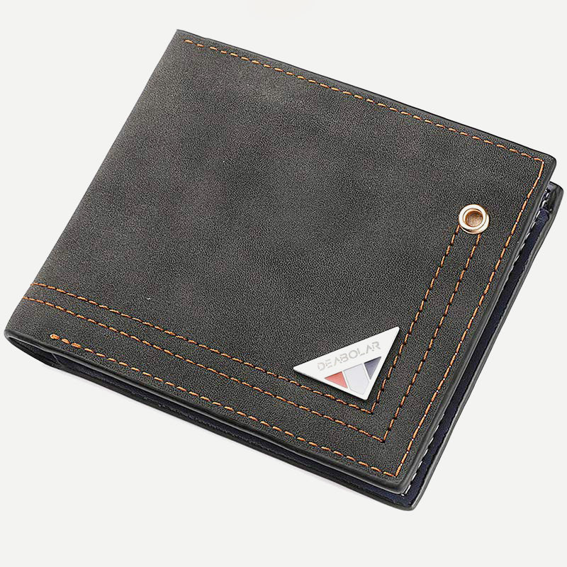 Slimfold-Geldbörse für Herren mit extra Kapazität und Passhülle – Robuster Kartenhalter aus PU-Leder