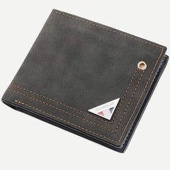 Slimfold-Geldbörse für Herren mit extra Kapazität und Passhülle – Robuster Kartenhalter aus PU-Leder