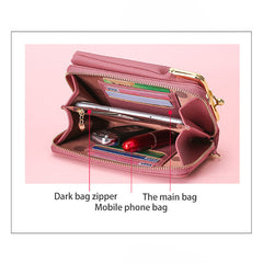 Multifunktionale Kiss-Lock Crossbody-Telefontasche