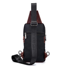 Genuine Leather Casual Sling Bag for Men - Fashionable Crossbody Shoulder Chest Bag