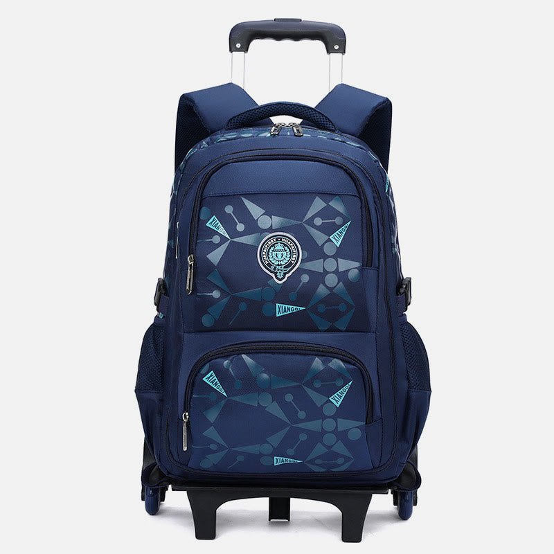 Rolling Wheels Backpack for Teens & Students – Multifunctional Travel Bookbag with Adjustable Straps - VOTVO