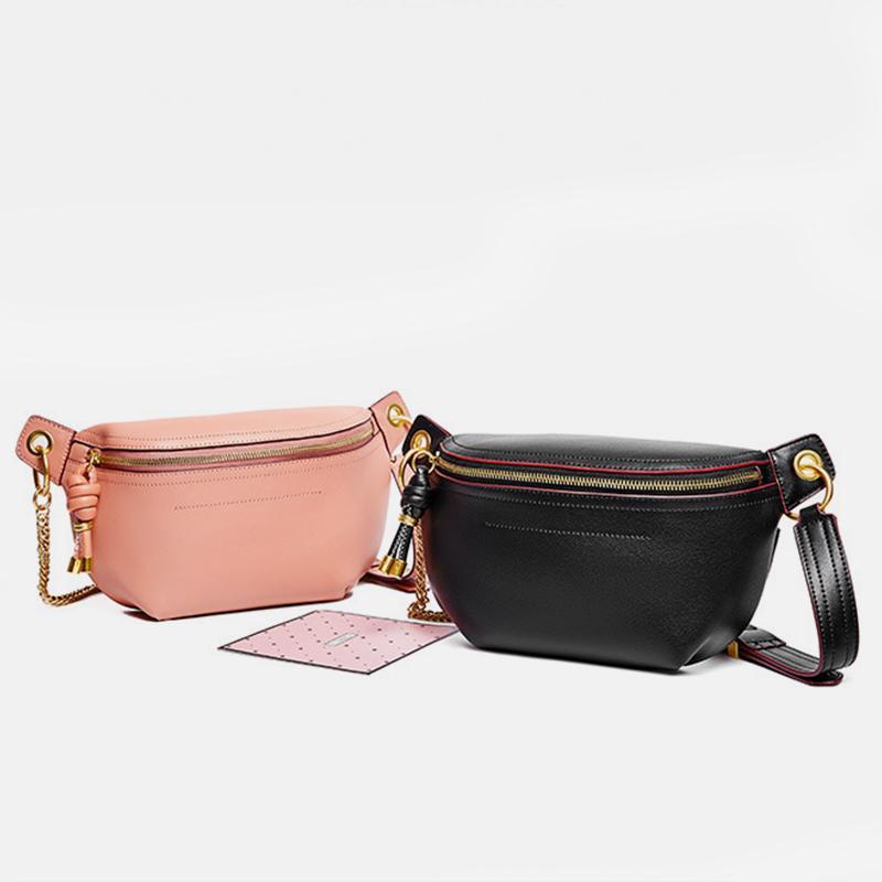 Genuine Leather Large Capacity Crossbody & Waist Bag for Women – Stylish & Versatile - VOTVO
