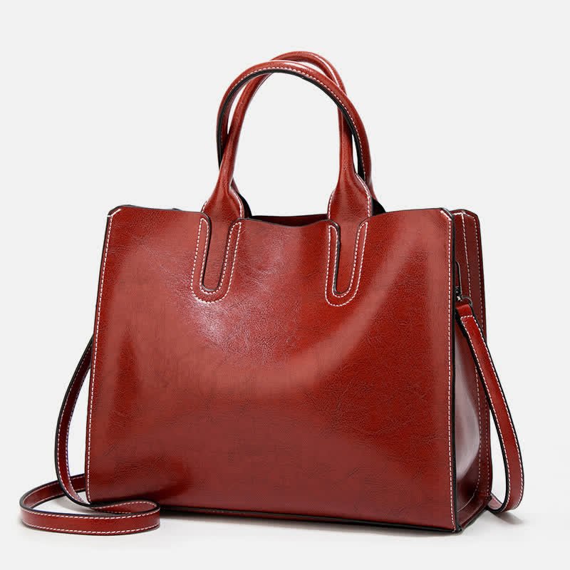 Laptop Tote Bag for Women – Business Work Bag & Casual Leather Handbag - VOTVO