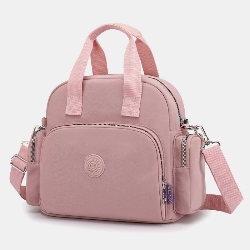 3 - Way Use Backpack with USB Charging Port – Versatile Nylon Travel & School Bag for Women - VOTVO
