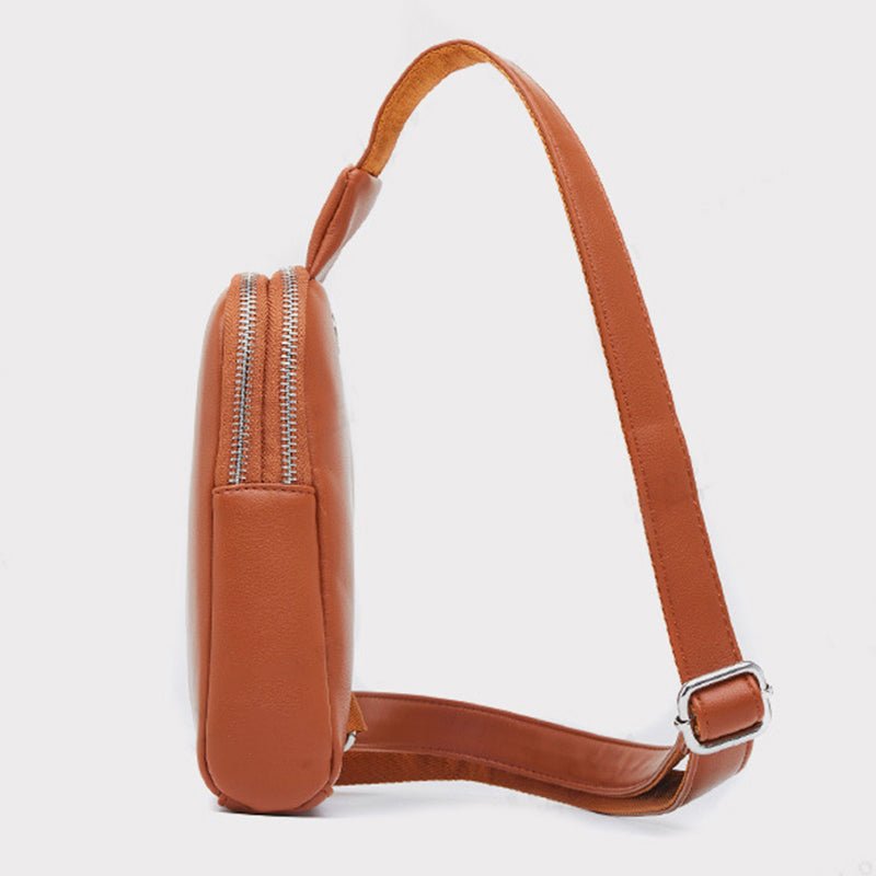 Lightweight Casual Sling Bag for Women – PU Leather Small Crossbody Backpack - VOTVO