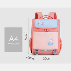 All-In-One Lightweight Reflective Backpack for Students - Durable Primary School Bag