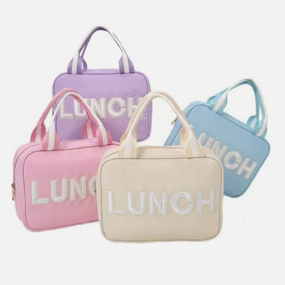 Waterproof Nylon Insulated Lunch Bag – Portable Ice Bag for Kids & Adults